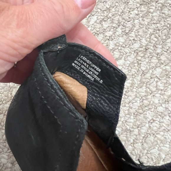 Miz mooz black ankle booties boots size 39 leather - Picture 4 of 13